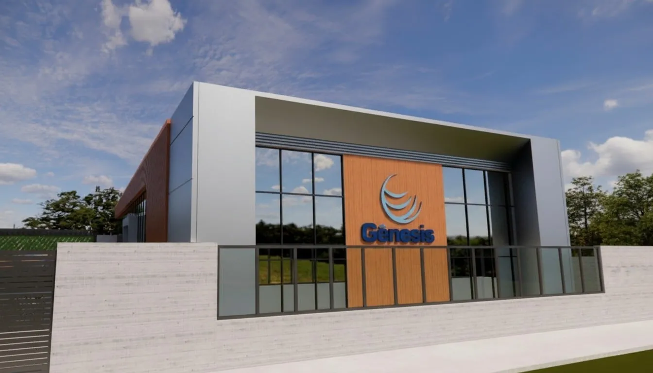 Fachada da sede da Gênesis Benefícios